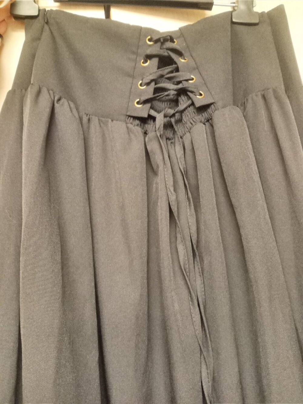 Cider Ruffle Maxi Skirt Lace Up - Picture 2 of 4